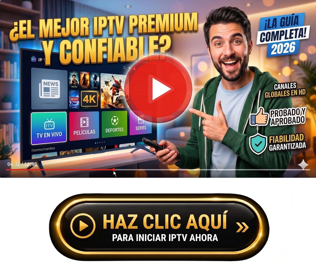 Ver Campeonato Nacional chileno IPTV sin delay - Rendimiento Óptimo