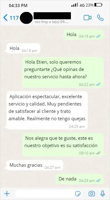 Reseña verificada de cliente IPTV Chile Premium 4